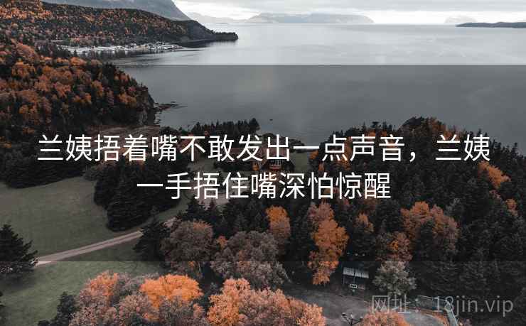 兰姨捂着嘴不敢发出一点声音，兰姨一手捂住嘴深怕惊醒