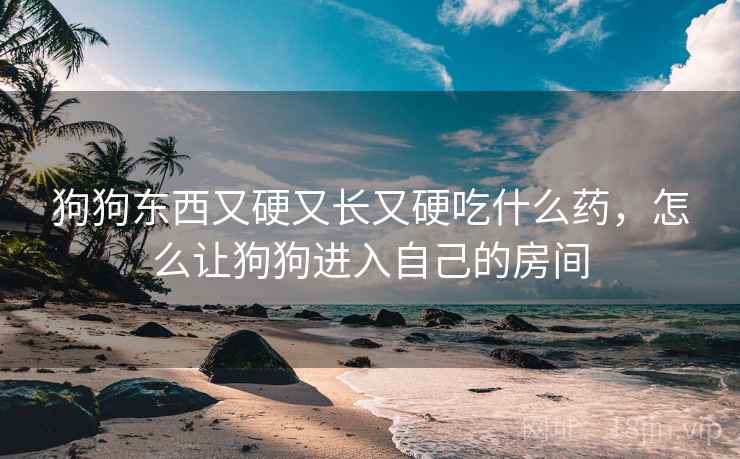 狗狗东西又硬又长又硬吃什么药，怎么让狗狗进入自己的房间